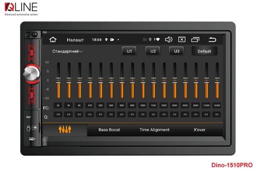 Мультимедиа 2-DIN Qline Dino-1510PRO Android 12 4/64