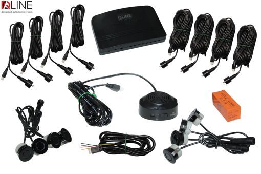 Парктронік Qline ParkSense Easy 8 чорний