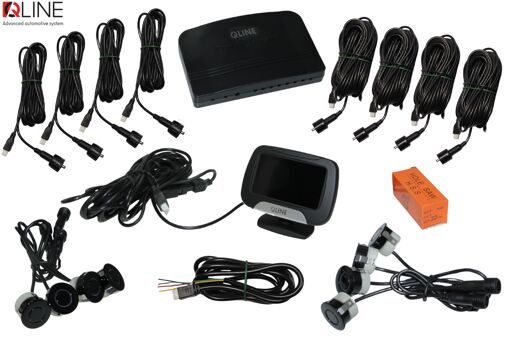 Парктронік Qline ParkSense Maxx 8 чорний