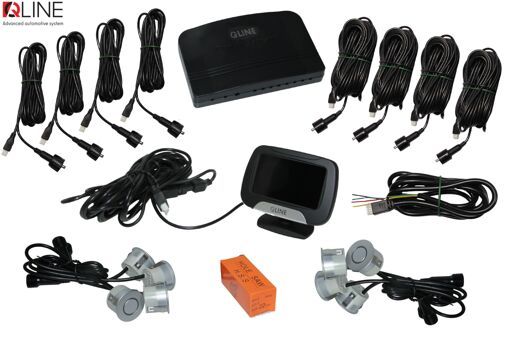 Парктронік Qline ParkSense Maxx 8 сірий