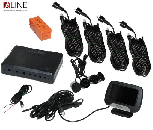 Парктронік Qline ParkSense Maxx 4 чорний