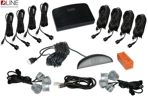 Парктронік Qline ParkSense Smart 8 сірий