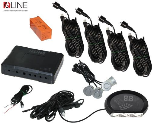 Парктронік Qline ParkSense Style 4 сірий