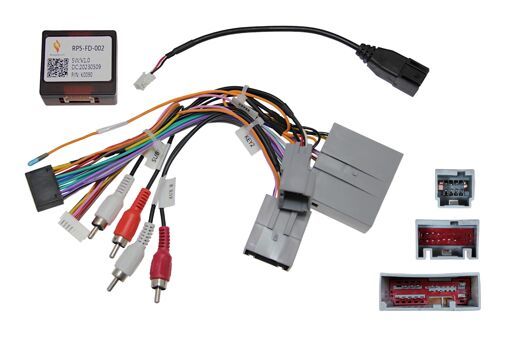 Рамка перехідна CraftAudio FO-013N FORD ESCAPE 2007-2012 Silver + проводка 9&quot;