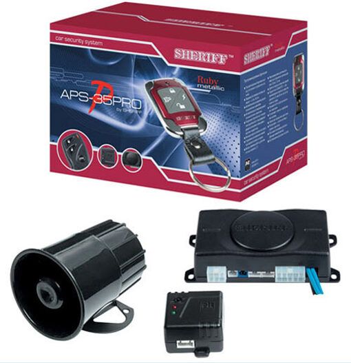 Автосигналізація Sheriff APS-35PRO Ruby із сиреною