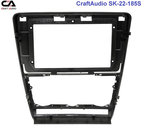 Рамка перехідна CraftAudio SK-22-185S SKODA Octavia 2008-2013 silver 10&quot;
