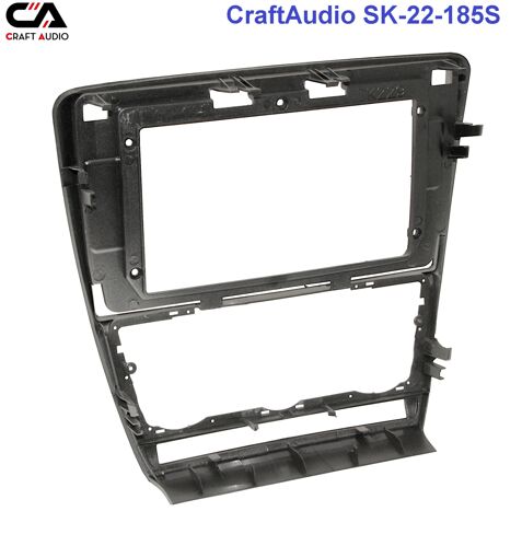 Рамка перехідна CraftAudio SK-22-185S SKODA Octavia 2008-2013 silver 10&quot;