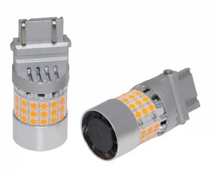 Габарити LED 3157 (P27/7W) Amber CANBUS (2шт)