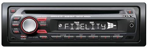 CD/MP3-ресивер Sony CDX-GT270