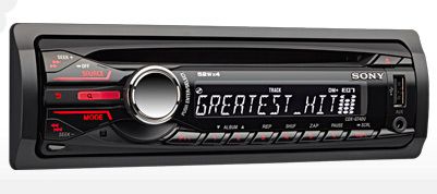 CD/MP3-ресивер Sony CDX-GT40U