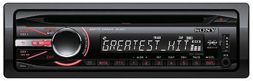 CD/MP3-ресивер Sony CDX-GT490U