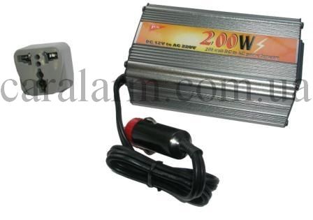 Перетворювач напруги SunPower 12V/24-220V(200W)