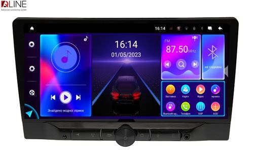 Штатная магнитола QLine AMR 10612Р11-NI-22-816А 10&quot; 6/12 NISSAN X-Trail/Qashkai/Rogue 2014+ (кондиционер +усилитель)