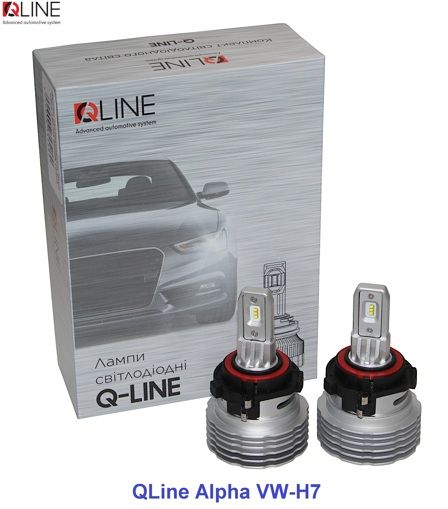 Лампи світлодіодні Qline Ultra VW-H7 6000K (2шт)
