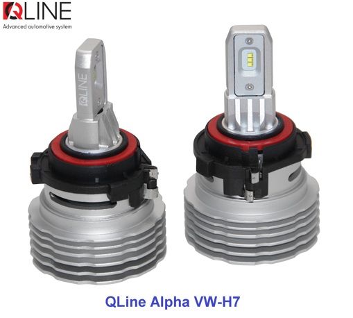 Лампи світлодіодні Qline Ultra VW-H7 6000K (2шт)