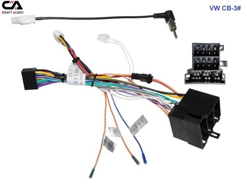 Комплект проводов для магнитол 16PIN CraftAudio CB-3# VW/Skoda