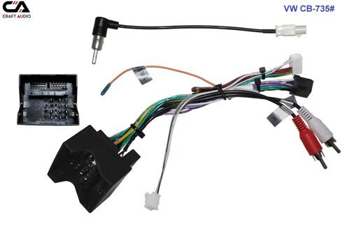 Комплект дротів для магнітол 16PIN CraftAudio CB-735 VW Touareg 11-17