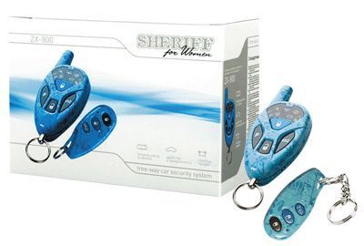 Автосигнализация Sheriff ZX-800 E (бирюза) с сиреной