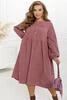 Однотонна  вельветова сукня  великі розміри і норма(р.46-68) - 8