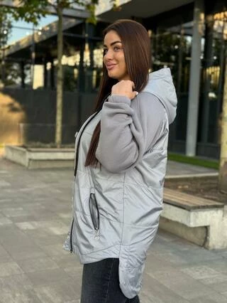 Куртка кардиган на флісі з рукавами з трьохнитки розміри 52-66