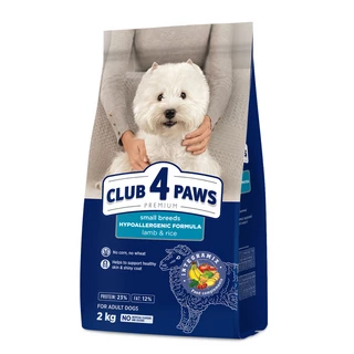 Клуб 4 Лапи Adult Small Breeds Lamb &amp; Rice - гіпоалергенний сухий корм з ягням та рисом для дорослих собак малих порід
