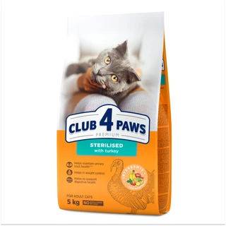 Клуб 4 Лапи Adult Cats Sterilised with Turkey - сухий корм з індичкою для стерилізованих котів