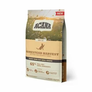 Acana Homestead Harvest - сухий корм із м'ясом курчат, індички та качки для дорослих котів