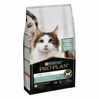 Purina Pro Plan LiveClear Sterilised Turkey Сухий кормдля дорослих котів для зменшення алергенів на шерсті та після стерилізації, з індичкою