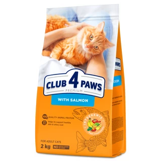 Клуб 4 Лапи Adult Cats Salmon - сухий корм з лососем для дорослих котів