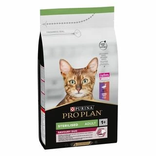 Purina Pro Plan Cat Adult Sterilised Savoury Duo Duck &amp; Liver Сухий корм для дорослих котів після стерилізації з качкою та печінкою