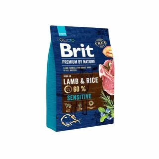 Brit Premium Dog Sensitive Lamb&amp;Rice Сухий корм з м'ясом ягняти та рисом для дорослих собак з чутливим травленням