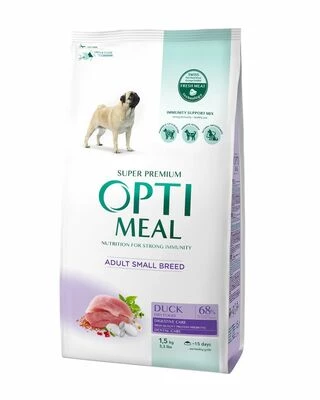 Optimeal Adult Dogs Small Duck - сухий корм з качкою для дорослих собак малих порід