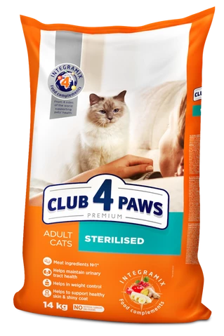 Клуб 4 Лапи Adult Cats Sterilised - сухий корм для стерилізованих котів
