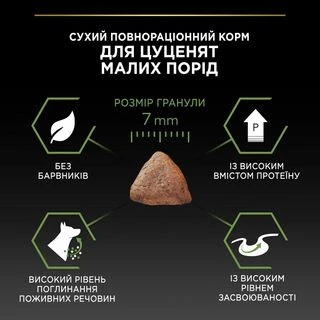 Purina Pro Plan Puppy Small &amp; Mini Healthy Start Сухий корм з куркою для цуценят малих і мініатюрних порід