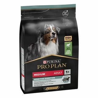 Purina Pro Plan Dog Adult Medium Sensitive Digestion Lamb Сухий корм з ягням для дорослих собак середніх порід із чутливим травленням