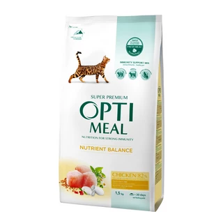 Optimeal Adult Cat Chicken - сухий корм з куркою для дорослих котів