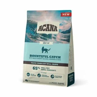 Acana Bountiful Catch - сухий корм з лососем, оселедцем і фореллю для дорослих котів
