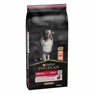 Purina Pro Plan Medium Adult Sensitive Skin Salmon Сухий корм з лососем для дорослих собак середніх порід із чутливою шкірою
