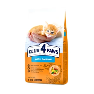 Клуб 4 Лапи Kittens Salmon - сухий корм з лососем для кошенят