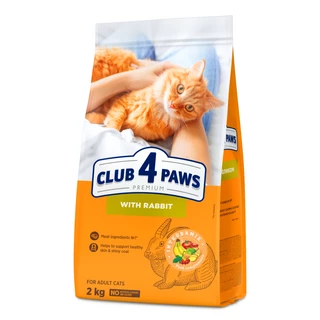Клуб 4 Лапи Adult Cats Rabbit - сухий корм з кроликом для дорослих котів