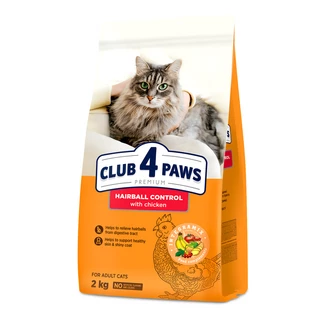 Клуб 4 Лапи Adult Cats Hairball Control - сухий корм з ефектом виведення шерсті з травного тракту у котів