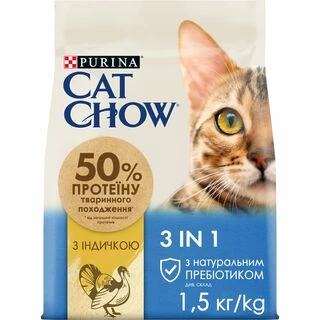 Cat Chow Special Care 3in1 Сухий корм 3 в 1 з індичкою