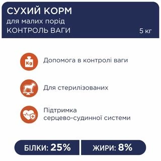 Клуб 4 Лапи Adult Small Breeds Light - сухий корм з індичкою для дорослих собак малих порід схильних до ожиріння (контроль ваги)