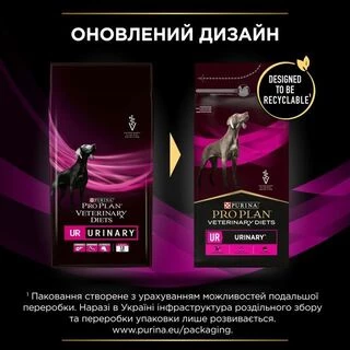 Purina Pro Plan Veterinary Diets UR Urinary Лікувальний сухий корм при хворобі сечовивідної системи у дорослих собак