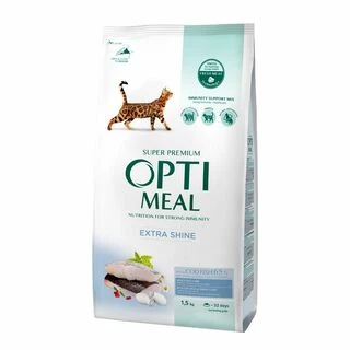 Optimeal Adult Cat Cod Fish - сухий корм з високим вмістом тріски для дорослих котів