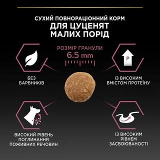 Purina Pro Plan Small&amp;Mini Puppy Sensitive Skin Salmon Сухий корм з лососем для цуценят малих порід із чутливою шкірою