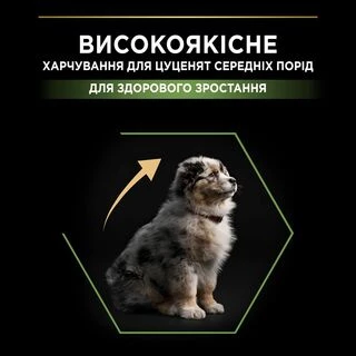 Purina Pro Plan Puppy Medium Healthy Start Сухий корм з куркою для цуценят середніх порід
