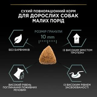 Purina Pro Plan Dog Adult Small &amp; Mini Sensitive Digestion Lamb Сухий корм із ягням для дорослих собак малих порід із чутливим травленням