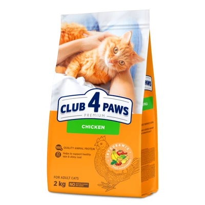 Клуб 4 Лапи Adult Cats Chicken - сухий корм з куркою для дорослих котів