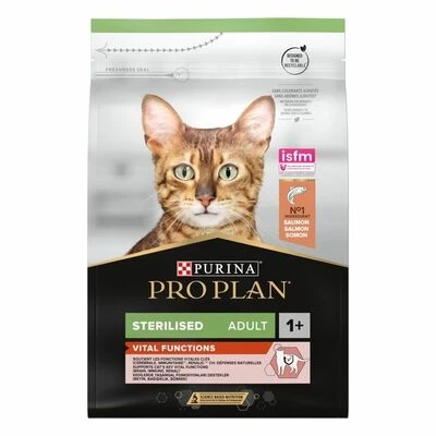 Purina Pro Plan Sterilised Adult Vital Functions Salmon Сухий корм для дорослих котів після стерилізації, з лососем